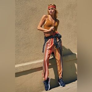 Free People Movement Side Step Harem Pants- Tiger Lily combo